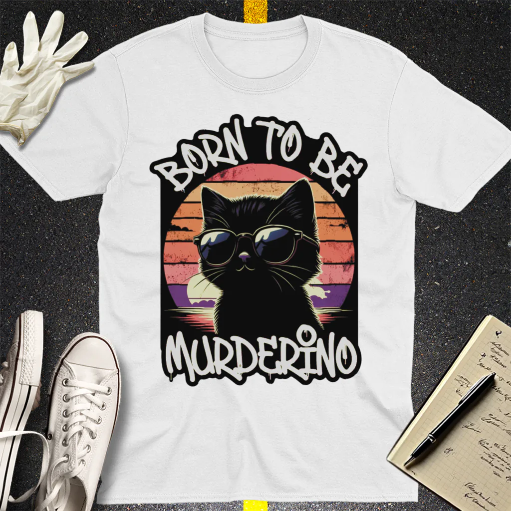 Born to Be Murderino T-Shirt - White