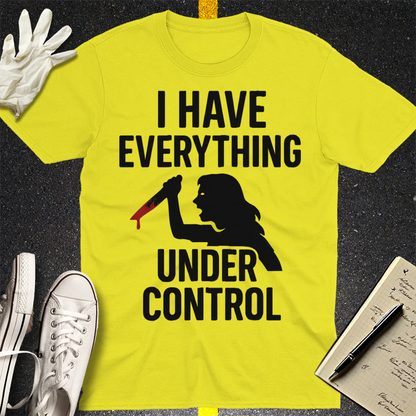 Under Control Killer T-Shirt - Cornsilk