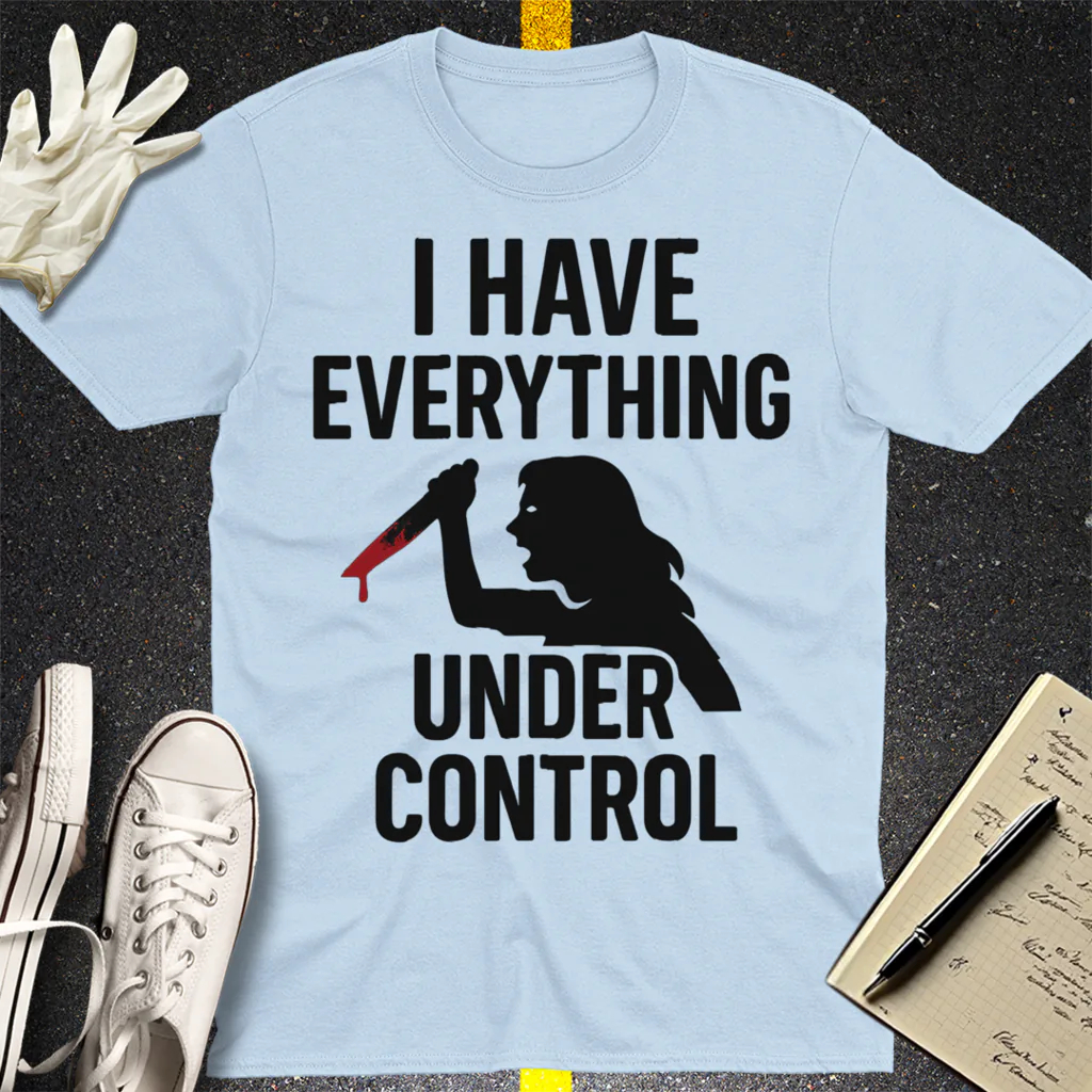 Under Control Killer T-Shirt - Light Blue