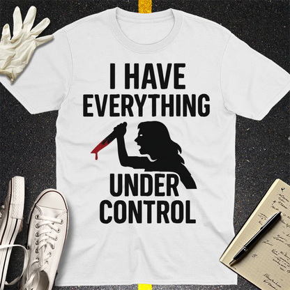 Under Control Killer T-Shirt - White