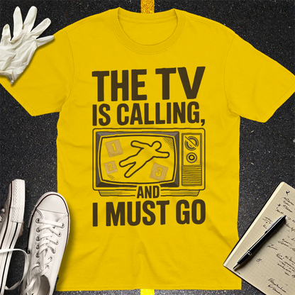The TV Is Calling T-Shirt - Daisy