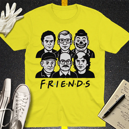 True Crime Friends T-Shirt - Cornsilk