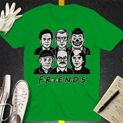 True Crime Friends T-Shirt - Irish Green