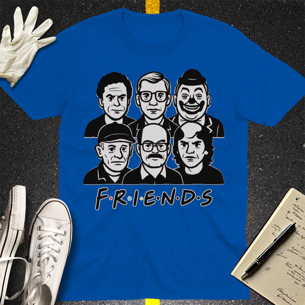 True Crime Friends T-Shirt - Royal