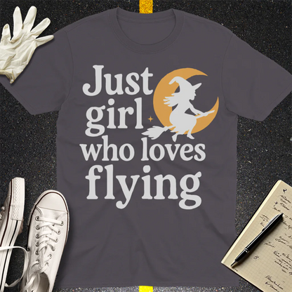 Resting Witch Face T-Shirt - Charcoal