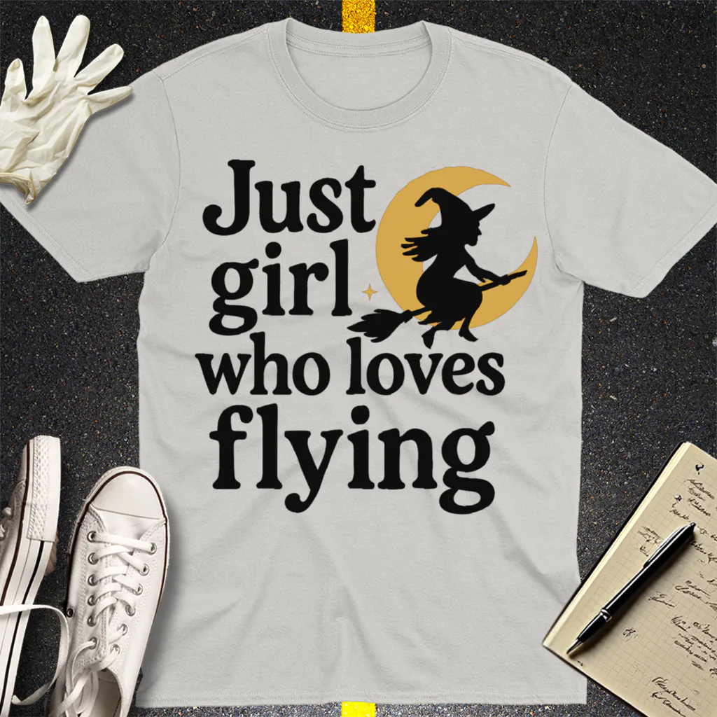 Resting Witch Face T-Shirt - Ice Grey