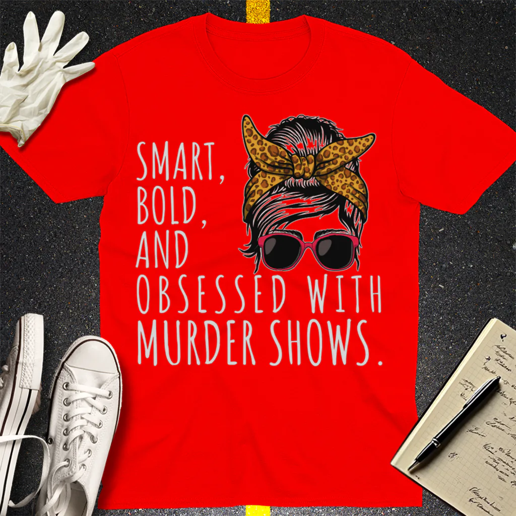 Messy Bun Lawyer Life T-Shirt - Red