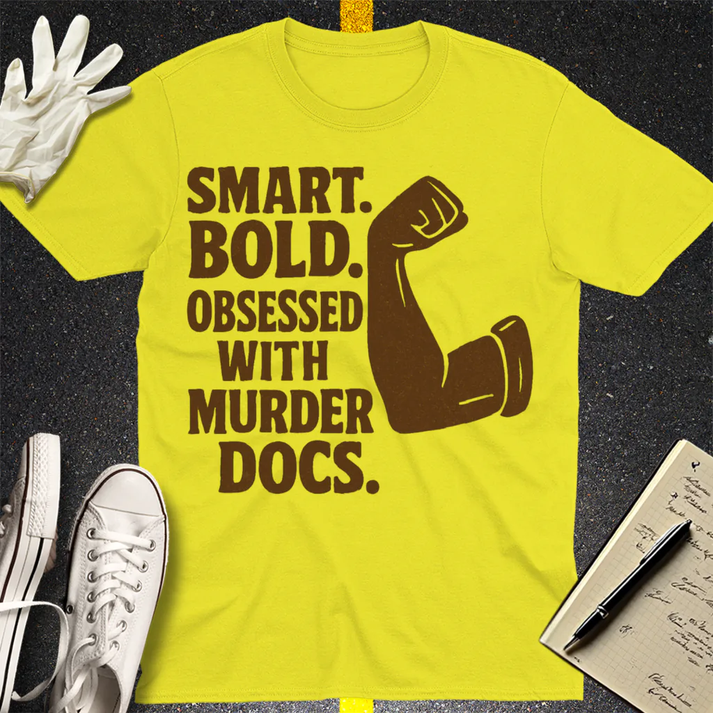 Murder Docs Obsessed T-Shirt - Cornsilk