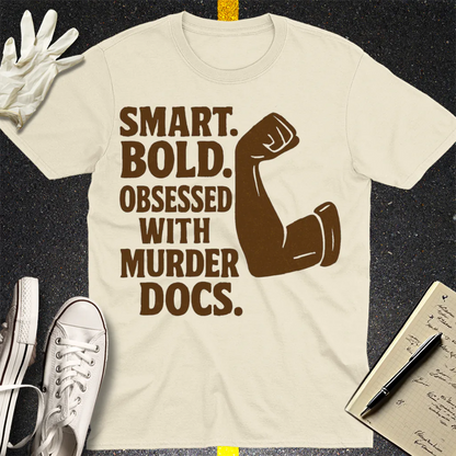 Murder Docs Obsessed T-Shirt - Natural