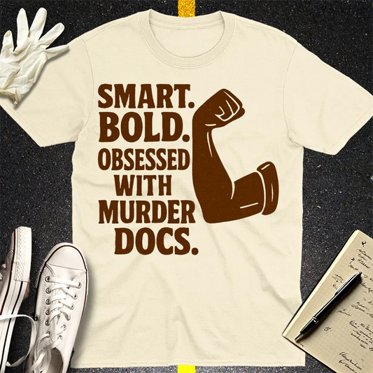 Murder Docs Obsessed T-Shirt - Natural