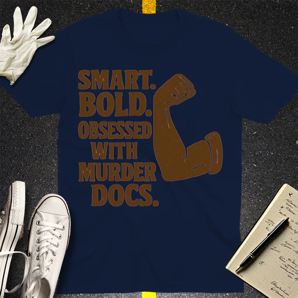 Murder Docs Obsessed T-Shirt - Navy