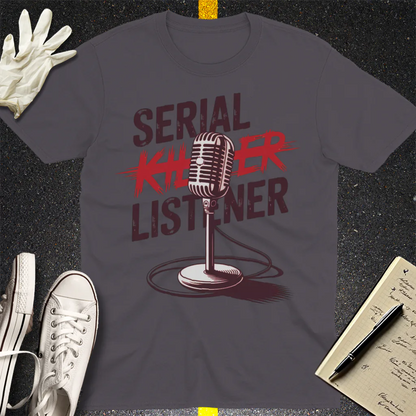 Serial Listener T-Shirt - Charcoal