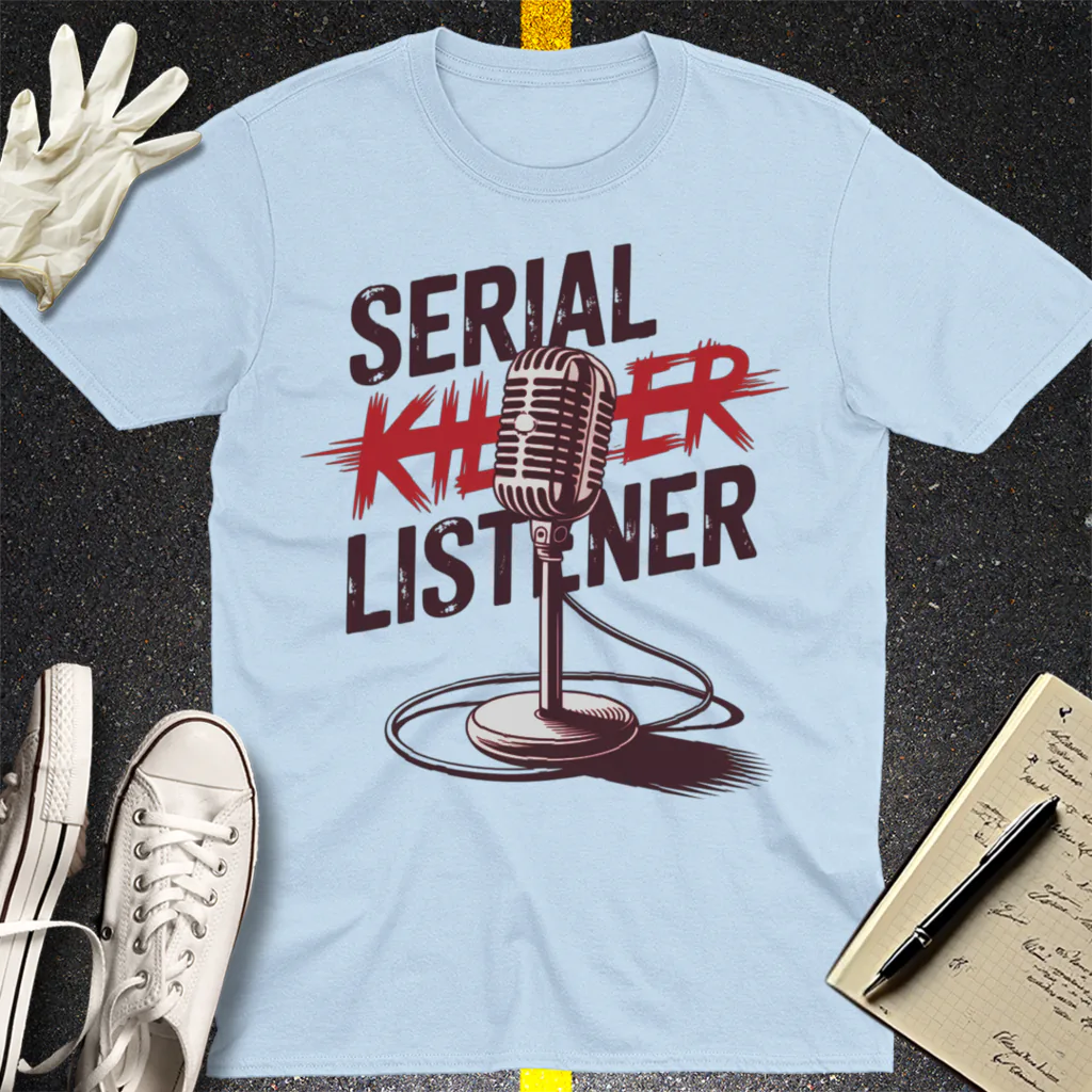 Serial Listener T-Shirt - Light Blue
