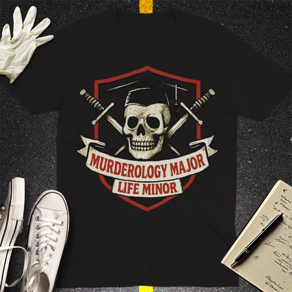 Murderology Major Life Minor T-Shirt - Black