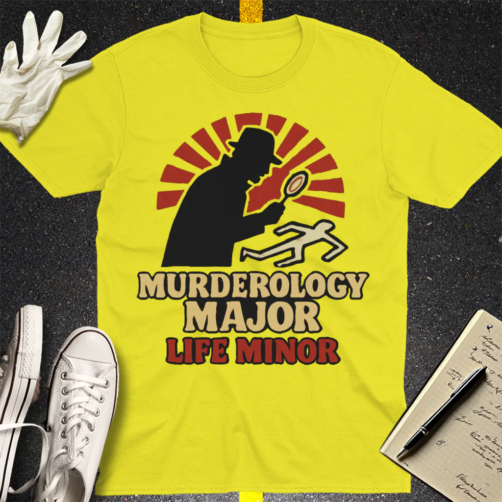 Murderology Major Life Minor T-Shirt - Cornsilk
