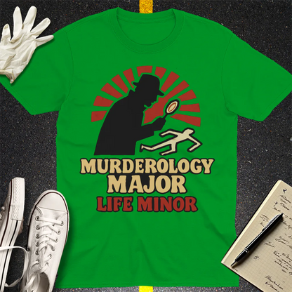 Murderology Major Life Minor T-Shirt - Irish Green
