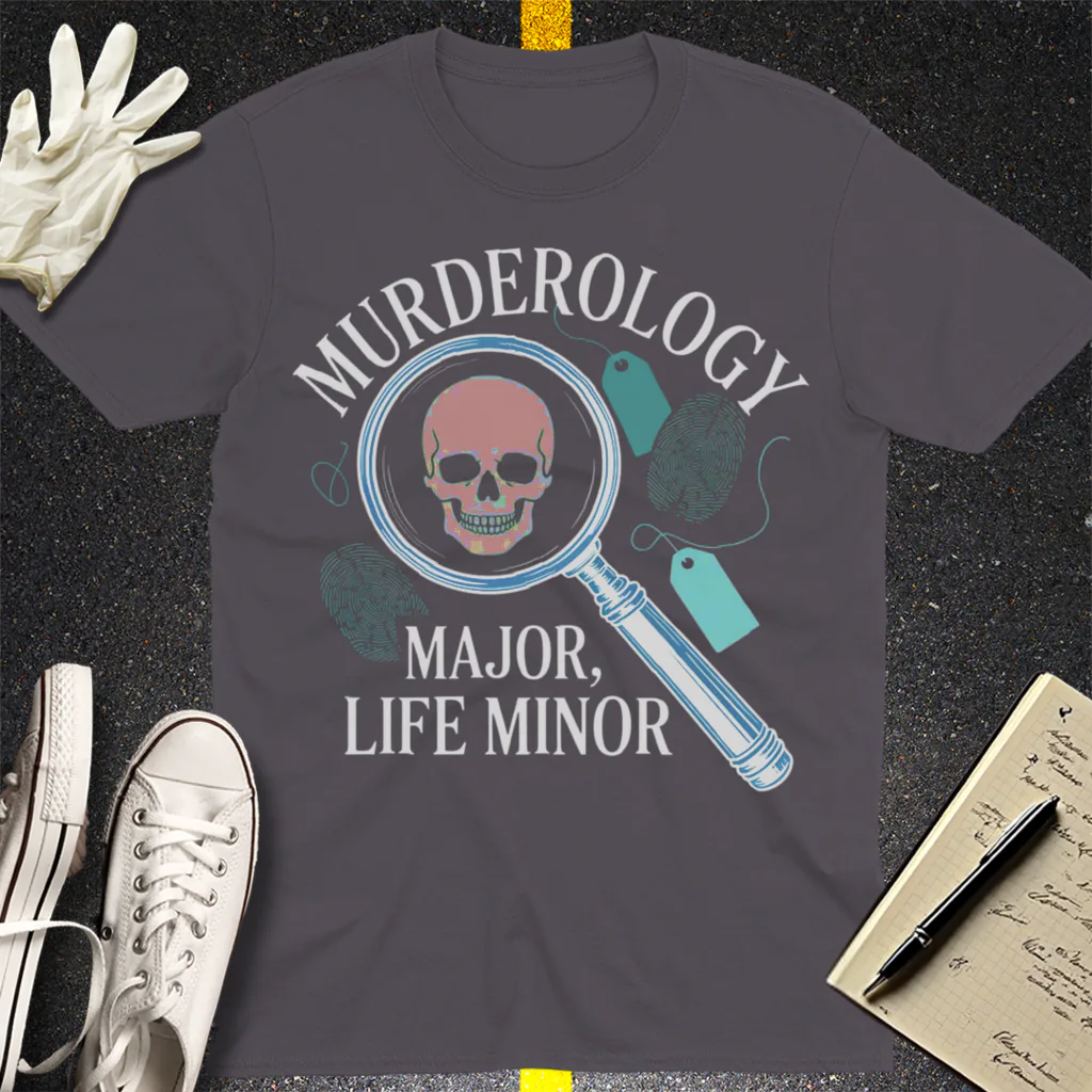 Murderology Major T-Shirt - Charcoal