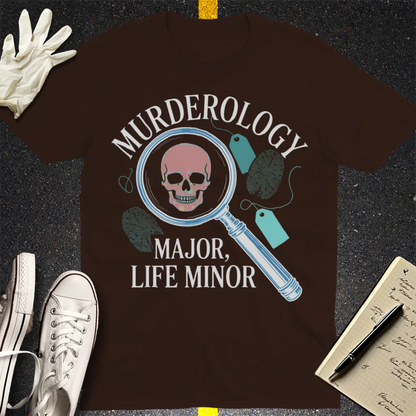 Murderology Major T-Shirt - Dark Chocolate