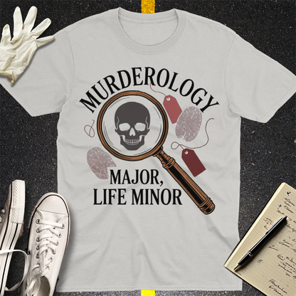 Murderology Major T-Shirt - Ice Grey