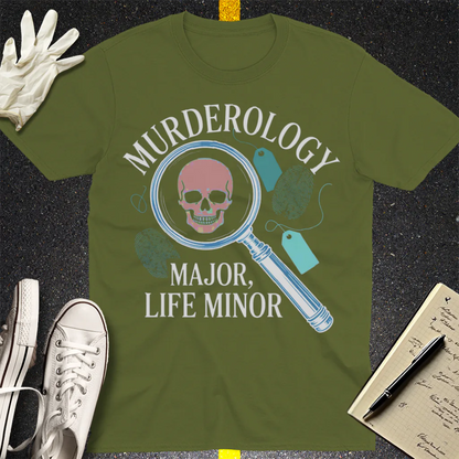 Murderology Major T-Shirt - Military Green