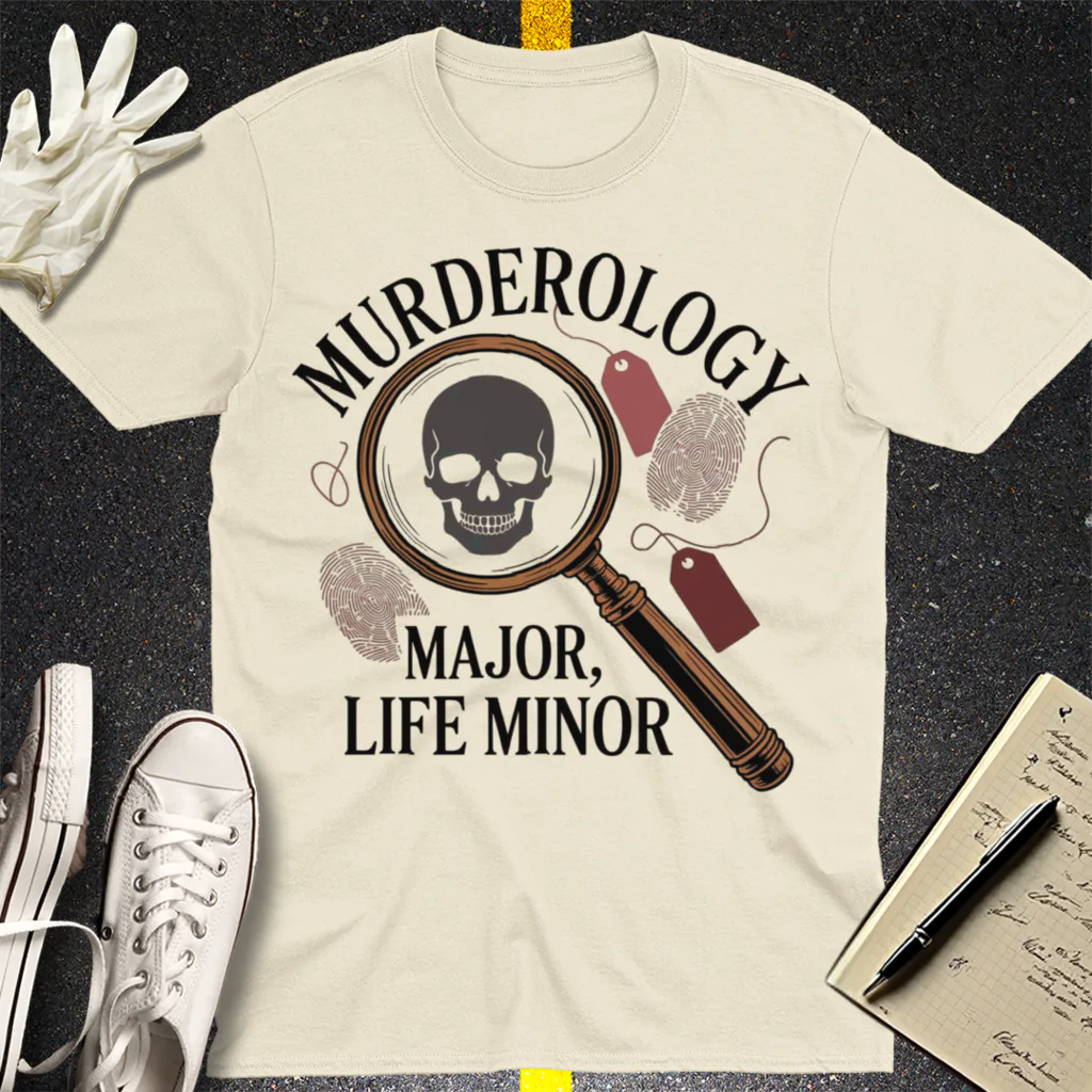 Murderology Major T-Shirt - Natural