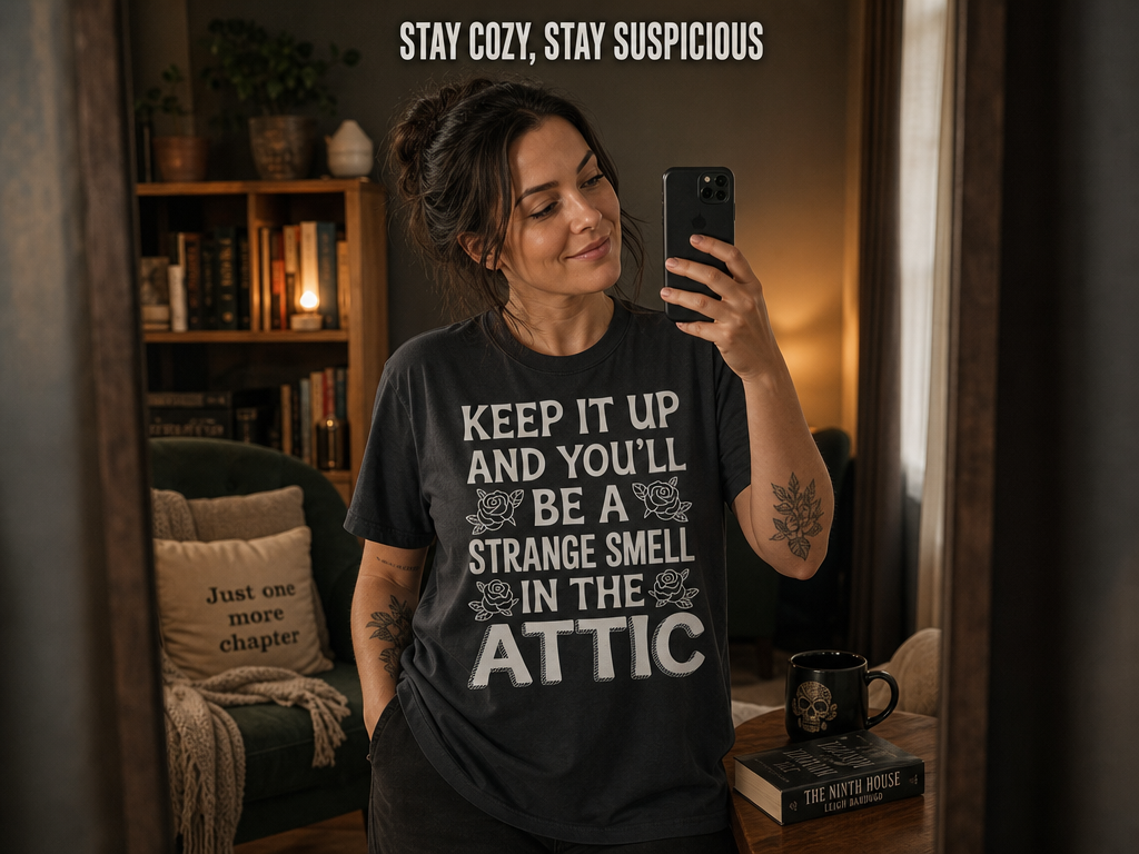 Strange Smell in the Attic T-Shirt_ugc_mirror