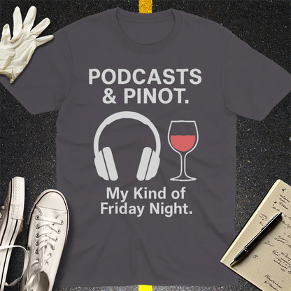 No Laws with Wine T-Shirt - Charcoal