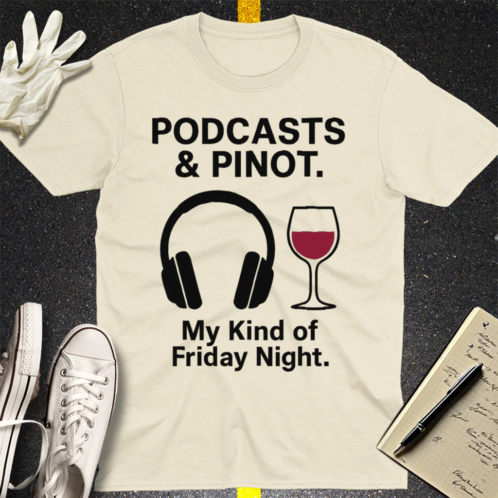 No Laws with Wine T-Shirt - Natural