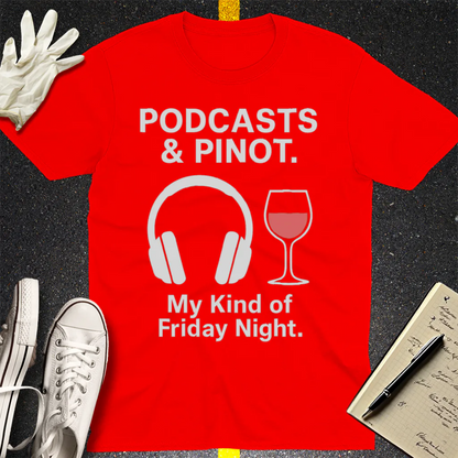 No Laws with Wine T-Shirt - Red