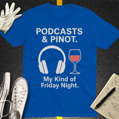 No Laws with Wine T-Shirt - Royal