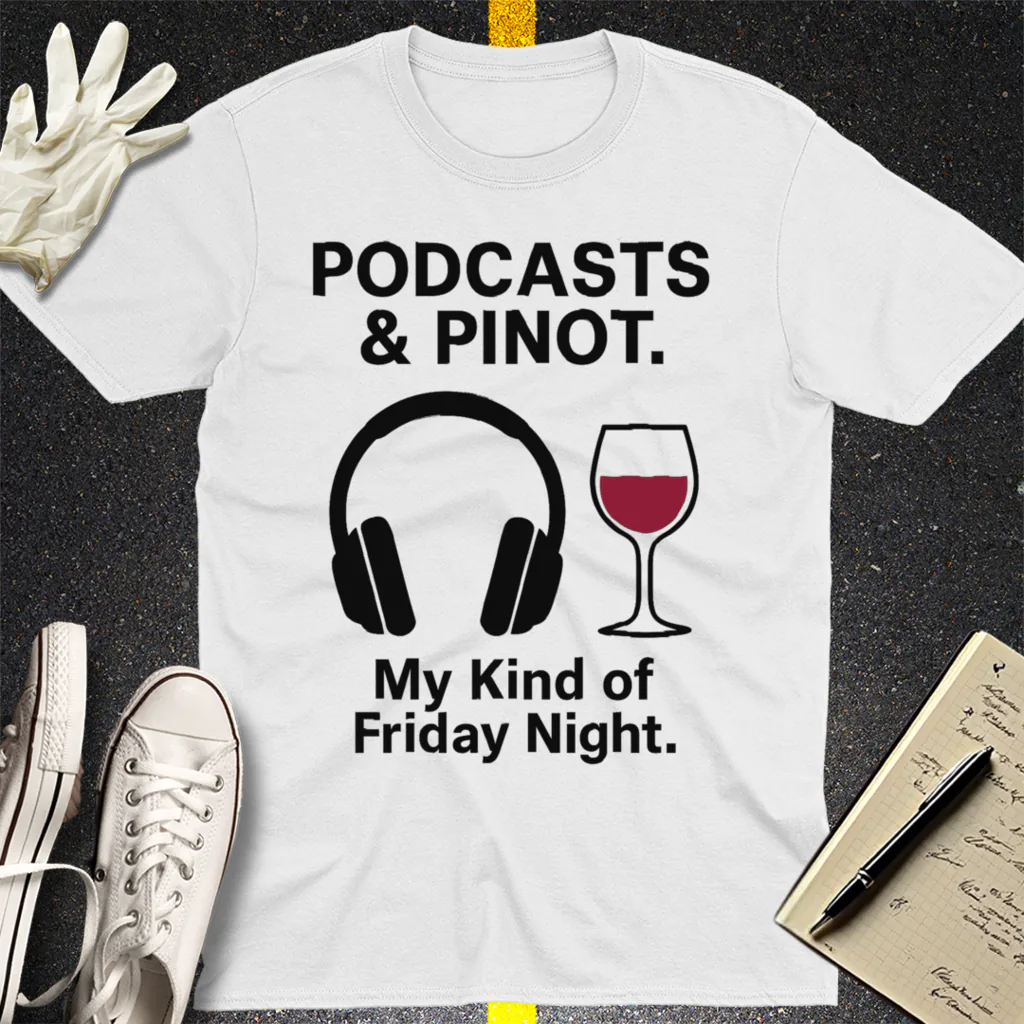 No Laws with Wine T-Shirt - White