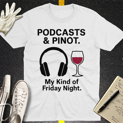 No Laws with Wine T-Shirt - White