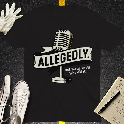 Allegedly Mic T-Shirt - Black