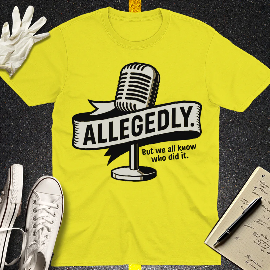 Allegedly Mic T-Shirt - Cornsilk
