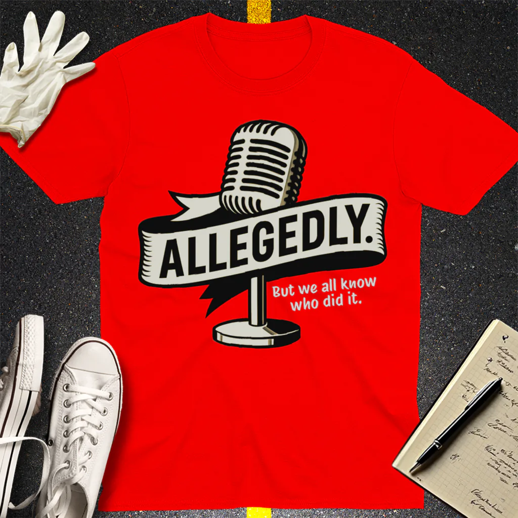Allegedly Mic T-Shirt - Red