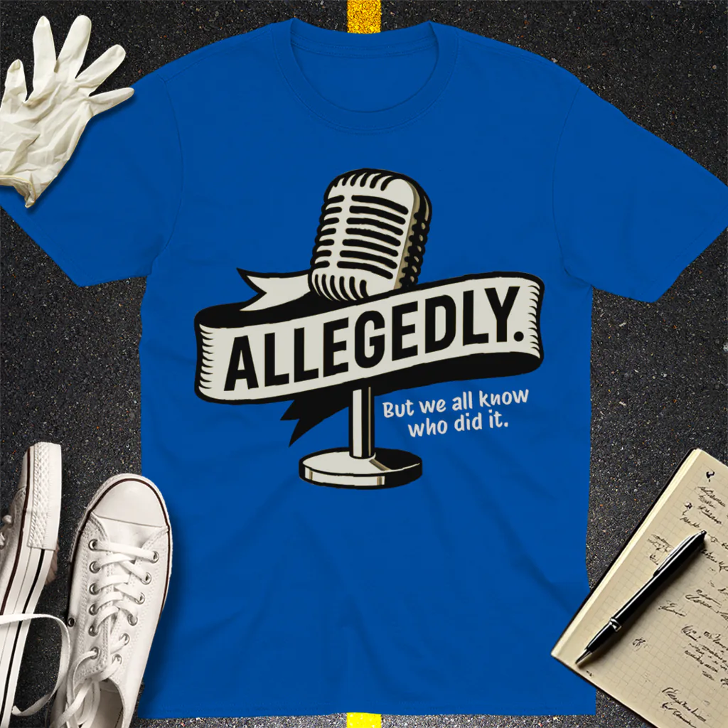 Allegedly Mic T-Shirt - Royal