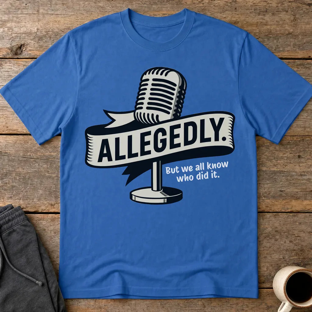 Allegedly Mic T-Shirt - Royal