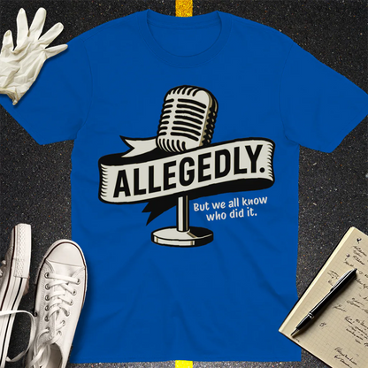 Allegedly Mic T-Shirt - Royal