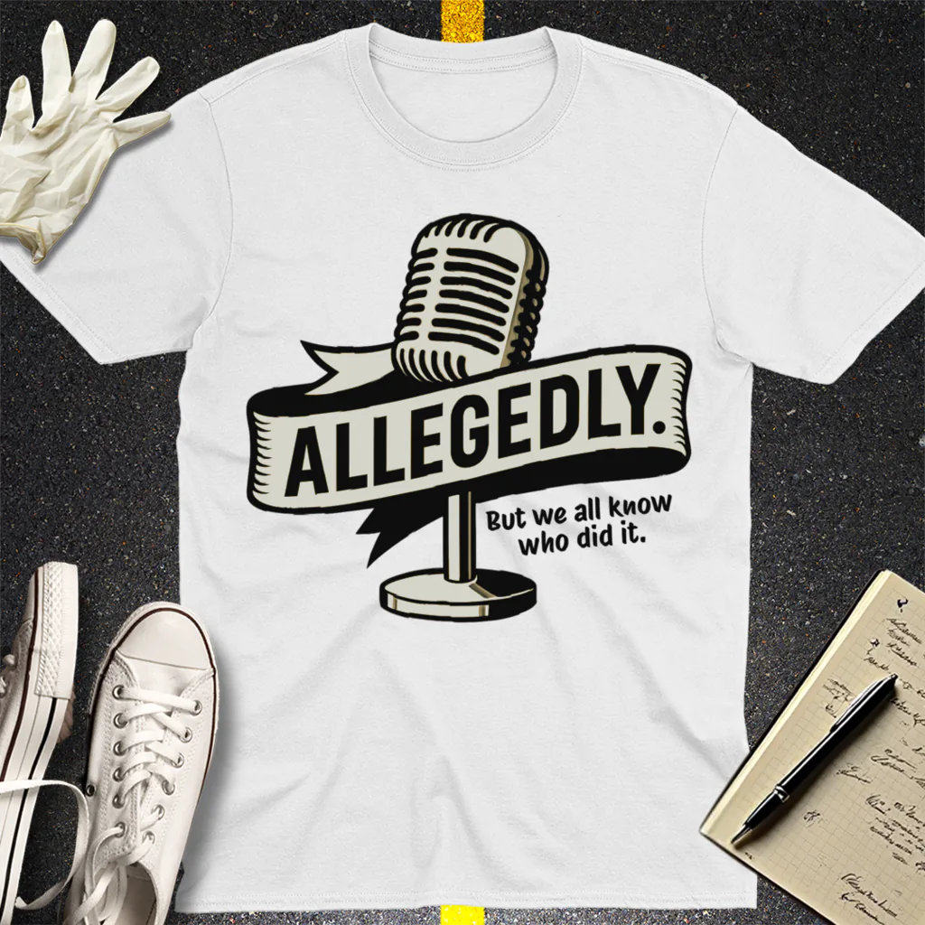 Allegedly Mic T-Shirt - White