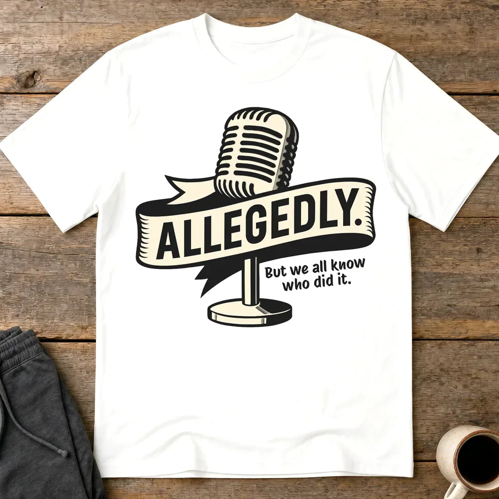 Allegedly Mic T-Shirt - White