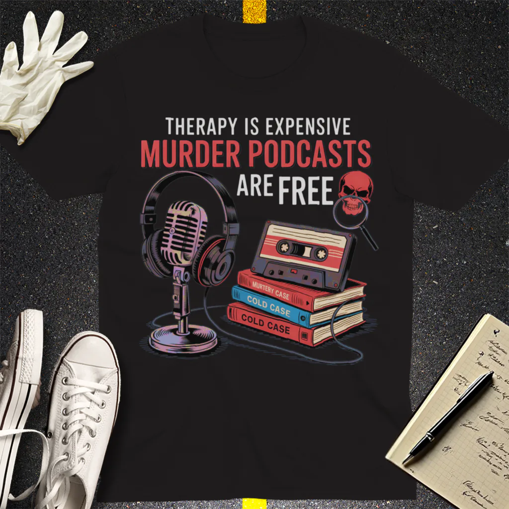 Murder Podcasts Are Free T-Shirt - Black