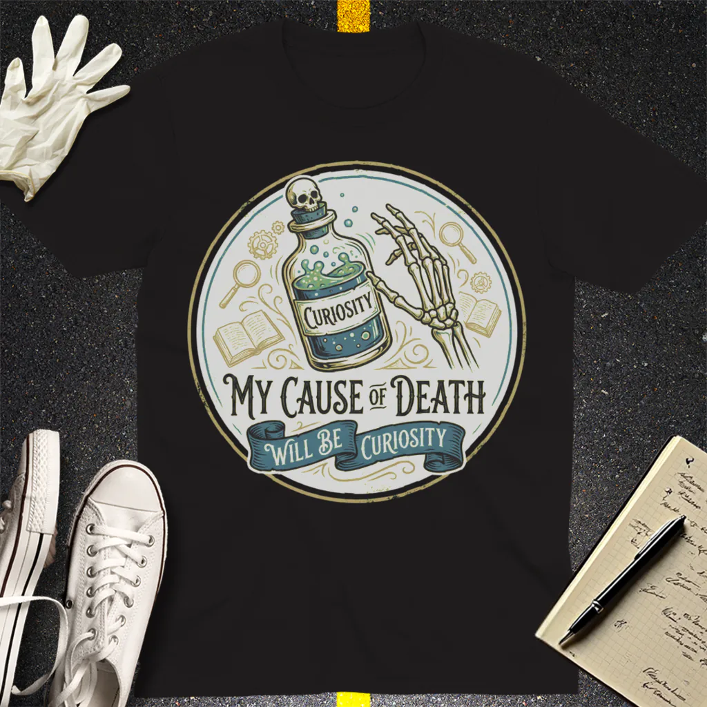 Curiosity Killed Me T-Shirt - Black