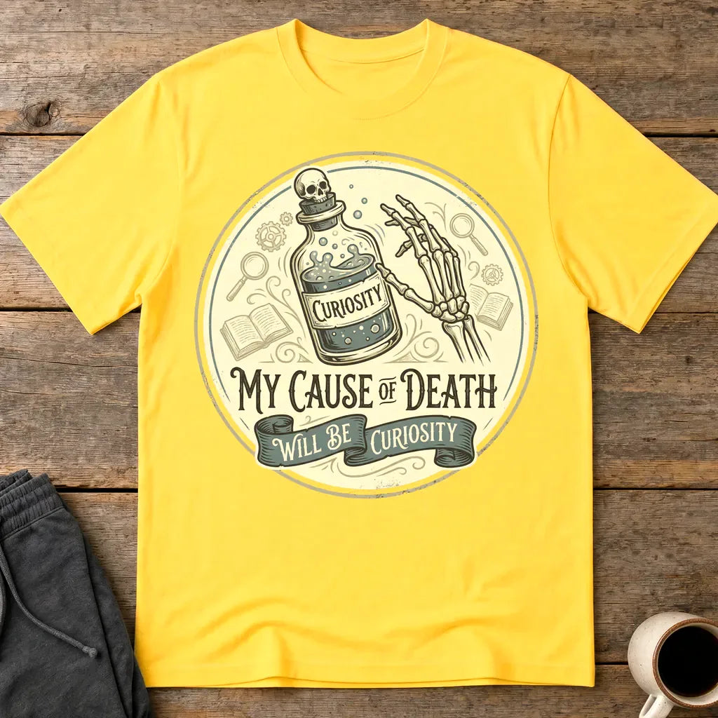 Curiosity Killed Me T-Shirt - Daisy