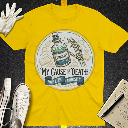 Curiosity Killed Me T-Shirt - Daisy
