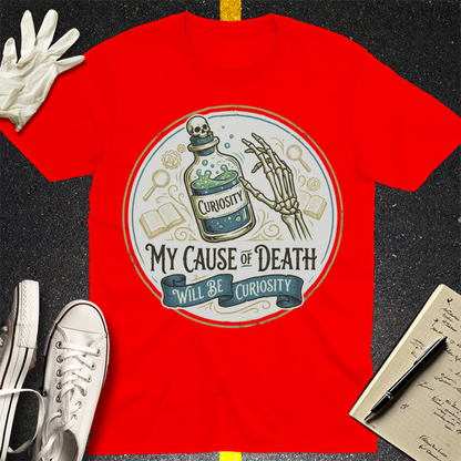 Curiosity Killed Me T-Shirt - Red