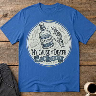 Curiosity Killed Me T-Shirt - Royal