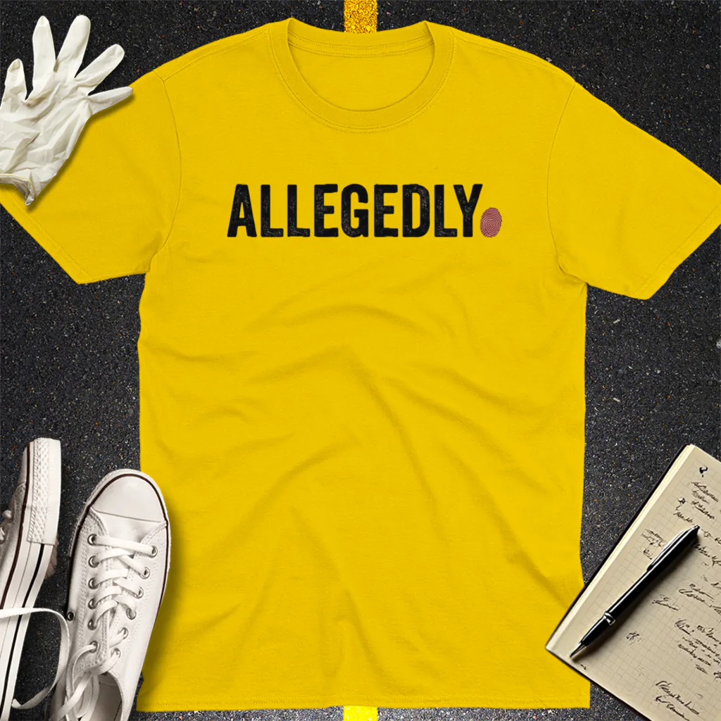 Allegedly Fingerprint T-Shirt - Daisy