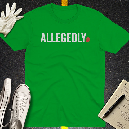 Allegedly Fingerprint T-Shirt - Irish Green
