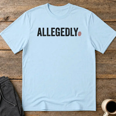 Allegedly Fingerprint T-Shirt - Light Blue