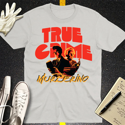 True Crime Murderino T-Shirt - Ice Grey